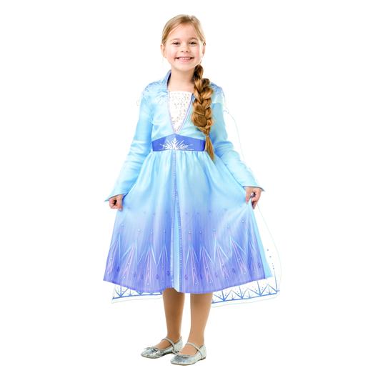 Frozen - Disfarce Infantil Elsa Travel Classic Frozen II 5-6 Anos