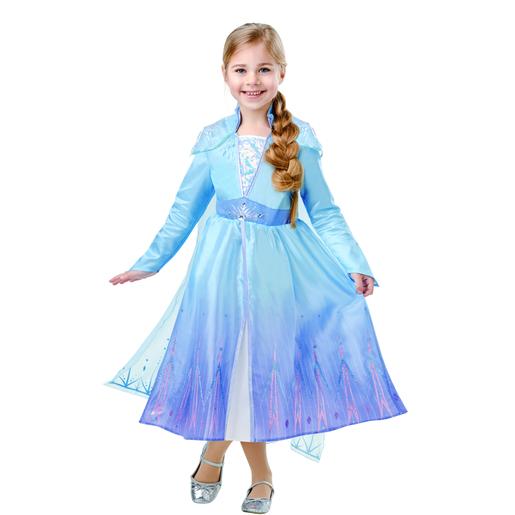 Frozen - Disfarce Infantil Elsa Travel Deluxe Frozen II 5-6 anos