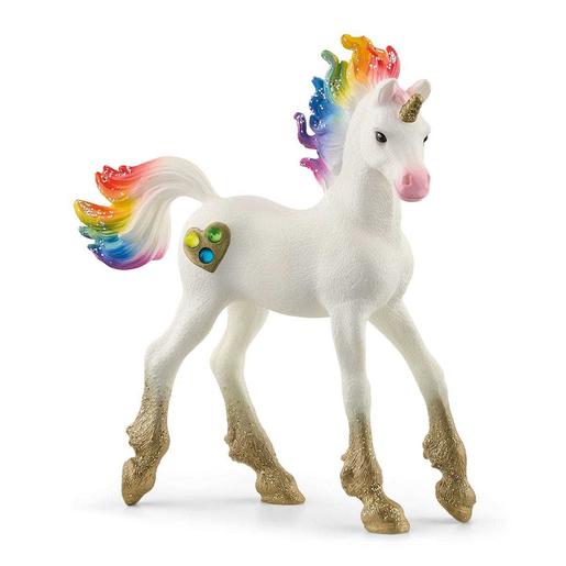 Schleich - Brinquedo unicórnio arco-íris Bayala para meninos e meninas ㅤ