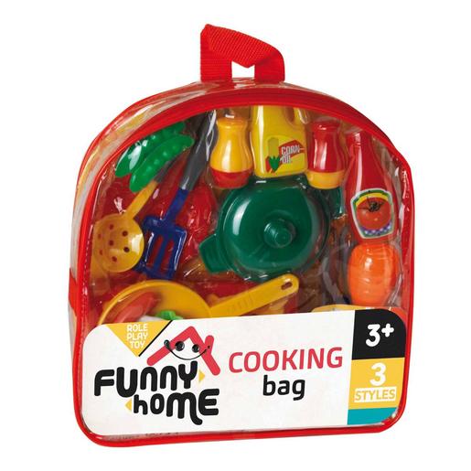 Funny Home - Mochila com acessórios de cozinha (vários modelos)