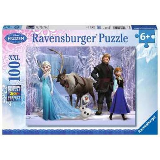 Ravensburger - Frozen - Puzzle XXL do Reino da Rainha da Neve, 100 peças ㅤ
