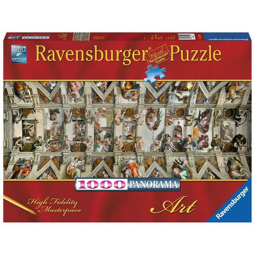 Ravensburger - Puzzle 1000 peças, Arte e Panoramas da Capela Sistina ㅤ
