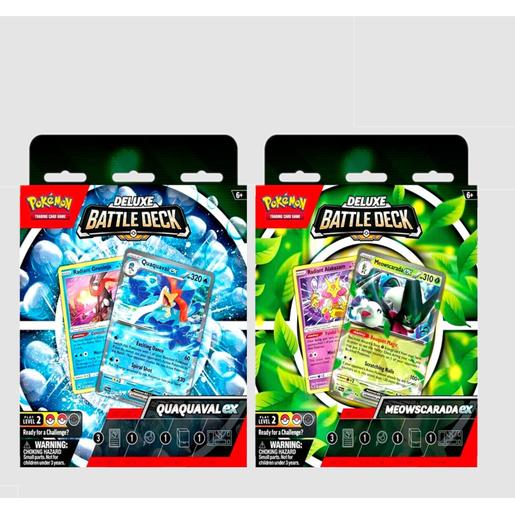 Pokemon - Baralho de luxo para jogo de cartas colecionáveis Pokémon TCG (Vários modelos) ㅤ