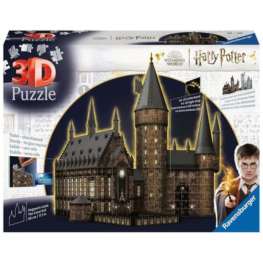 Ravensburger - Harry Potter - Puzzle 3D Castillo de Hogwarts: Night Edition (540 piezas) ㅤ
