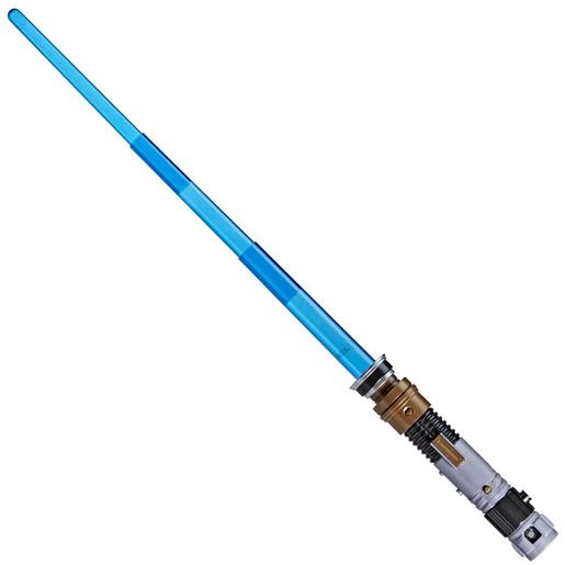 Hasbro - Star Wars - Sabre de luz azul eletrónico Obi-Wan Kenobi - Brinquedo personalizável para jogo de interpretação ㅤ