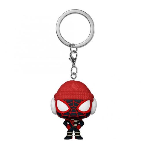 Spider-man - Miles Morales (vestido de inverno) - Porta-chaves Funko Pocket POP!