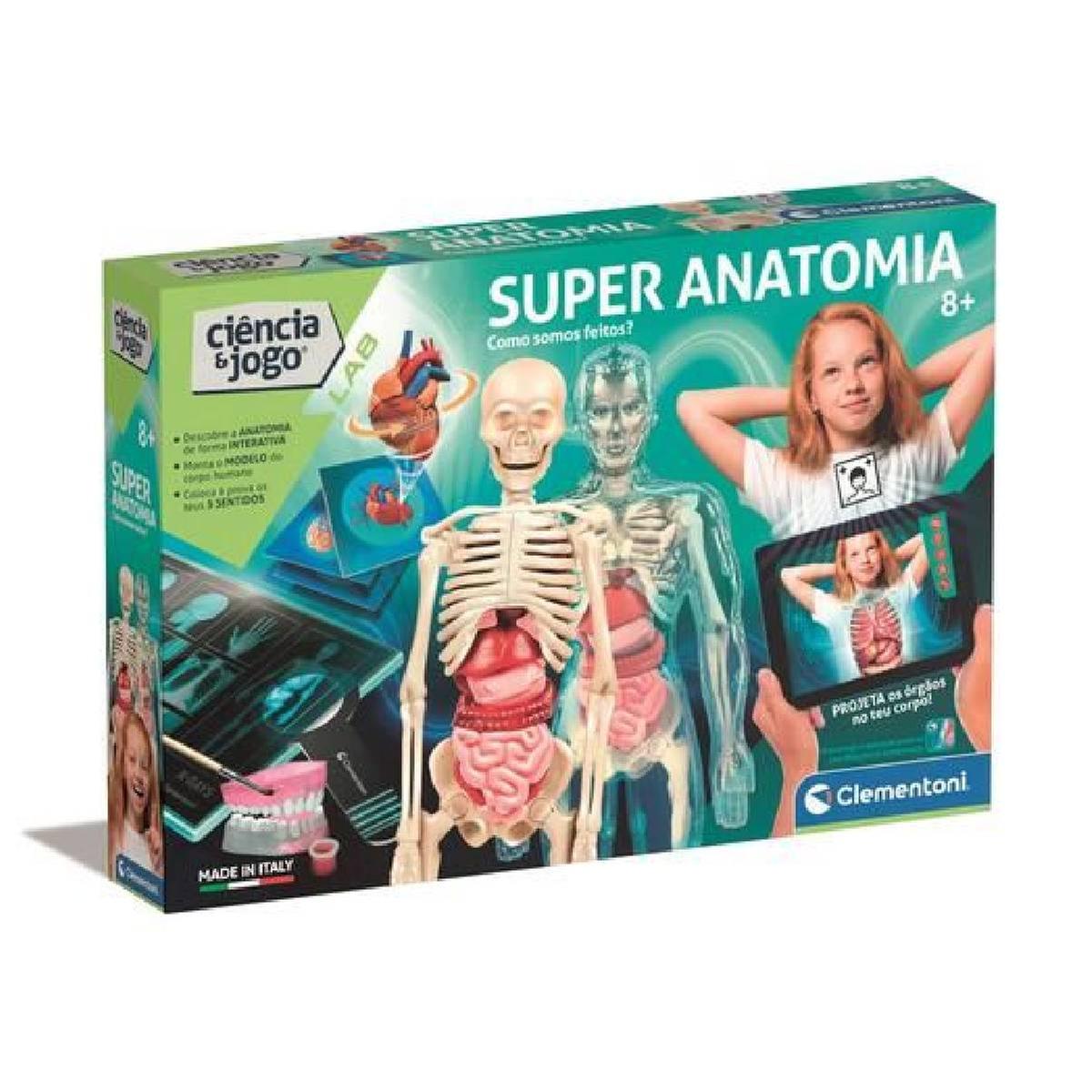 Ciência & Jogo - Super anatomia, Clementoni ciência