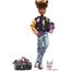 Mattel - Monster High - Boneco articulado Monster High com acessórios de moda e mascote ㅤ