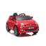 Fiat 500 vermelho Veículo com bateria 12V