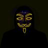 Máscara Anonymous com Luz