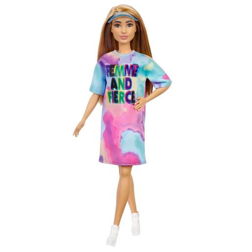 Barbie - Boneca Fashionista - Vestido Tingido