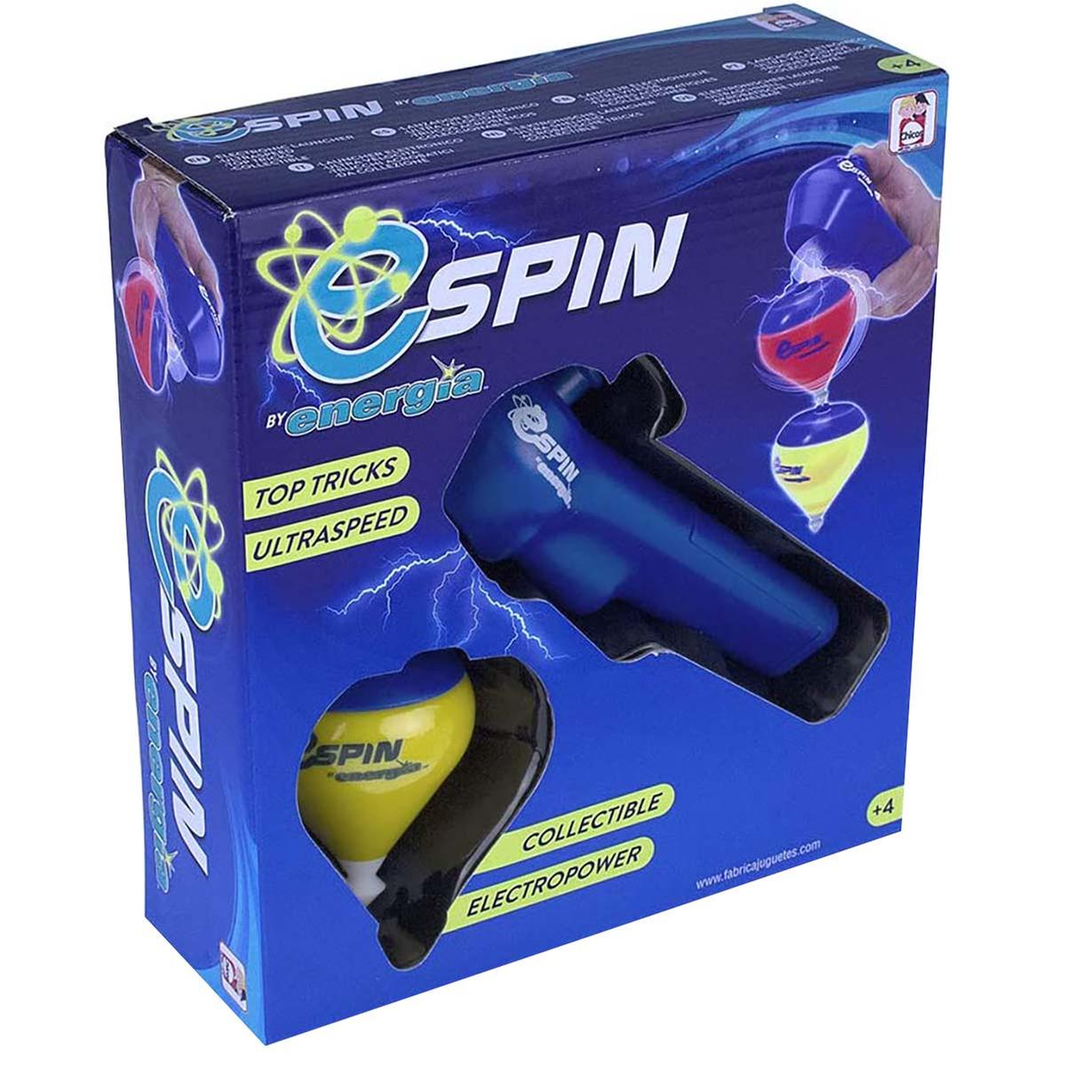 E-Spin Energia 2 Peões Com Lançador Electropower Fábrica de Brinquedos 89085