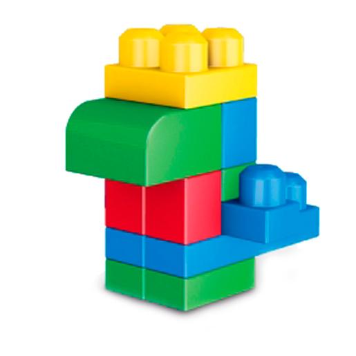 Mega Bloks - Bolsa Maxi 60 Peças Azul