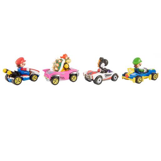 Hot Wheels - Mario Kart pack 4 miniveículos