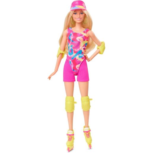 Barbie - Boneca Patinadora com Outfit Neon e Acessórios ㅤ