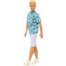 Mattel - Muñeco Ken Fashionistas con pelo rubio y outfit de cactus ㅤ