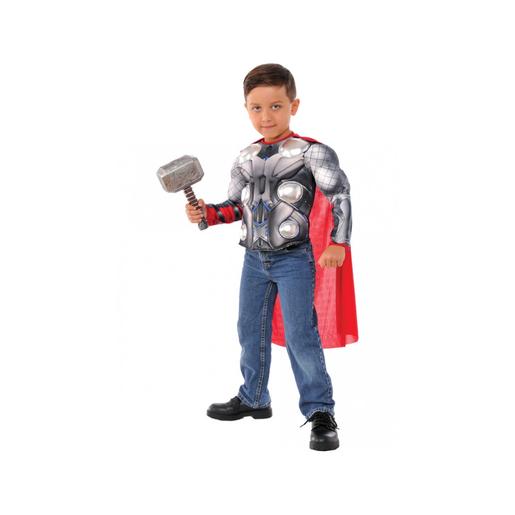 Os Vingadores - Disfarce Infantil - Thor musculoso 5-7 anos