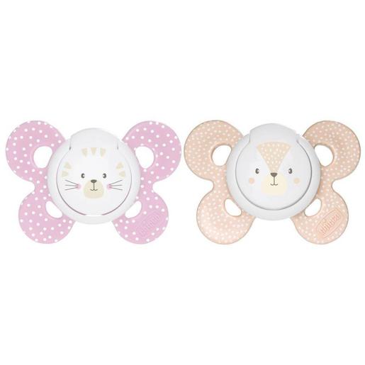 Chicco - Chupeta Physio Comfort de silicone para bebés de 6-16 meses rosa (várias cores)