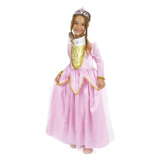Miss Fashion - Vestido princesa cor-de-rosa 128 cm (6-8 anos)