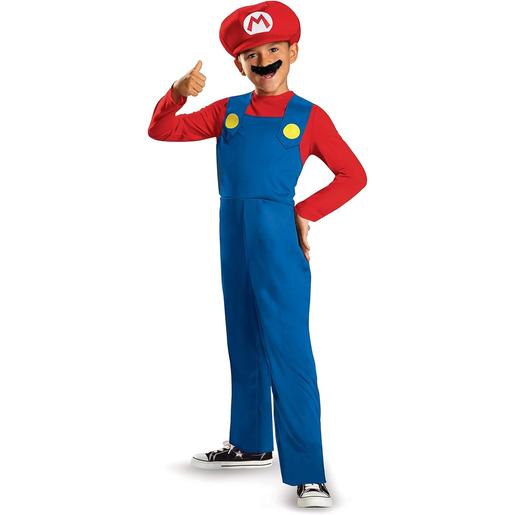 Super Mario - Disfarce clássico de Super Mario 7-8 anos