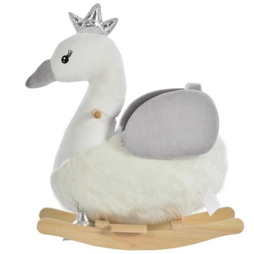 Homcom - Cisne de balanço Branco
