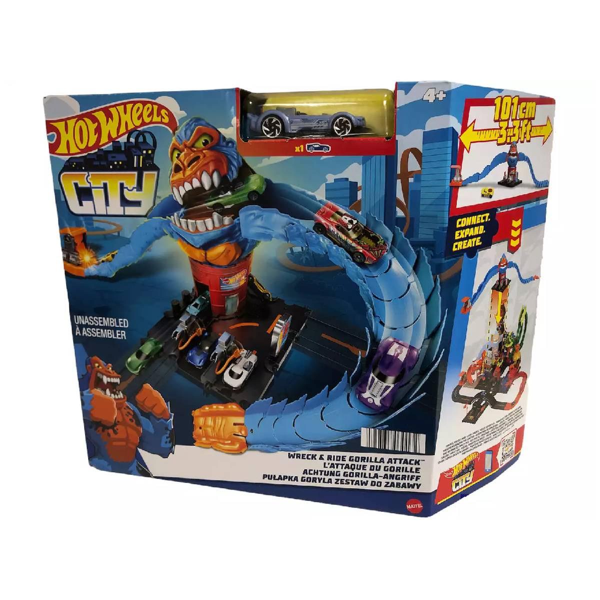 Hotwheels T-WRECKS - Pista Dino T-Rex Gigante 