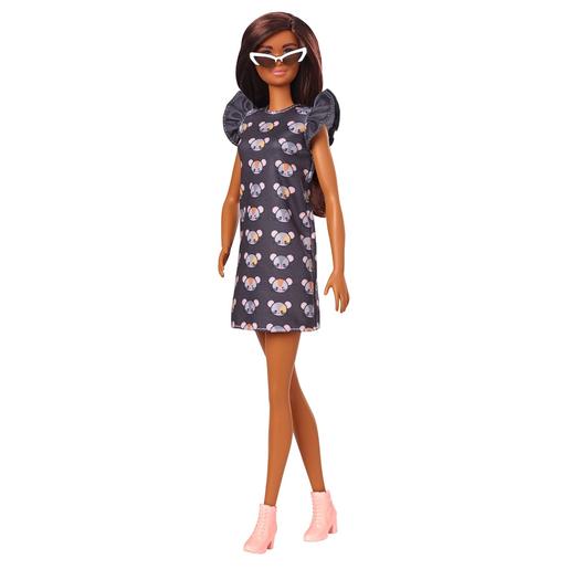 Barbie - Boneca Fashionista - Vestido Estampado Ratos