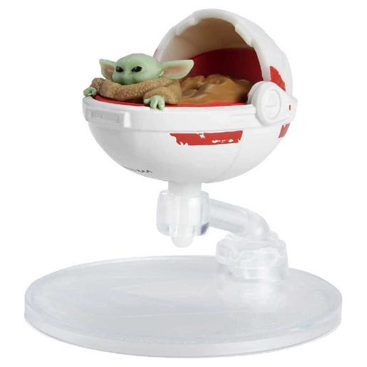 Hot Wheels - Star Wars - Cochecito flotante Baby Yoda