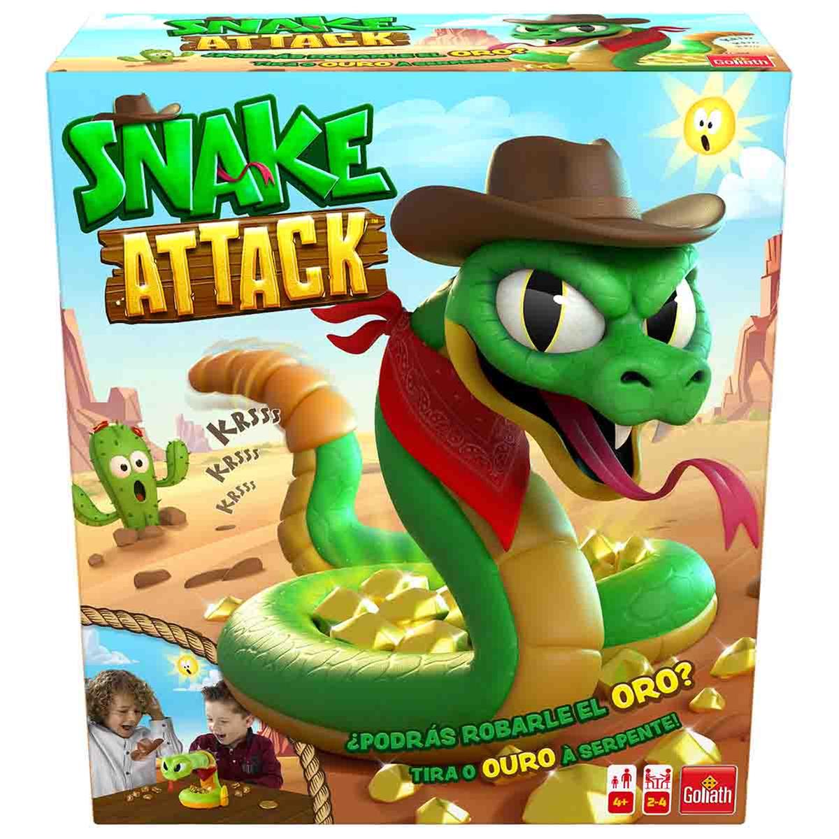 Snake Attack - Jogo de Tabuleiro, Jogos criança +5 anos