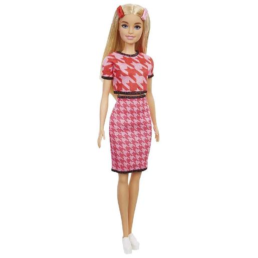 Barbie - Muñeca Fashionista - Conjunto pata de gallo