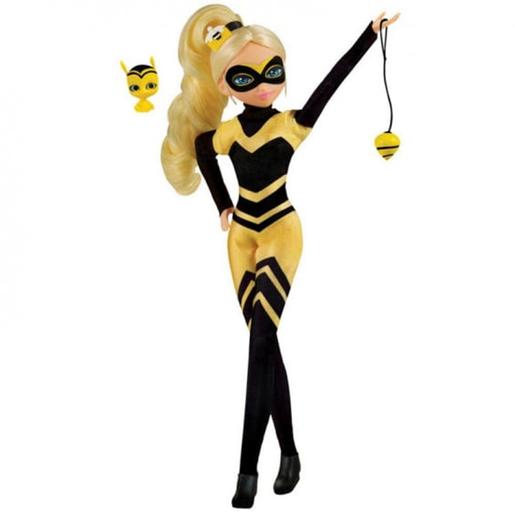 Bandai - Ladybug - Boneca articulada Rainha Aguilhão 26 cm ㅤ