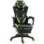 Vinsetto - Cadeira Gaming ergonómica verde-preto