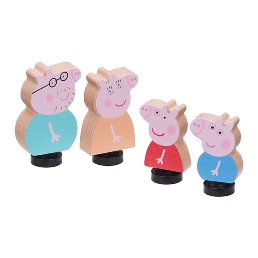 Porquinha Peppa - Pack 4 figuras de madeira