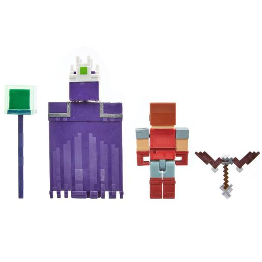 Minecraft - Pack 2 Figuras Comic Maker Dungeons (vários modelos)