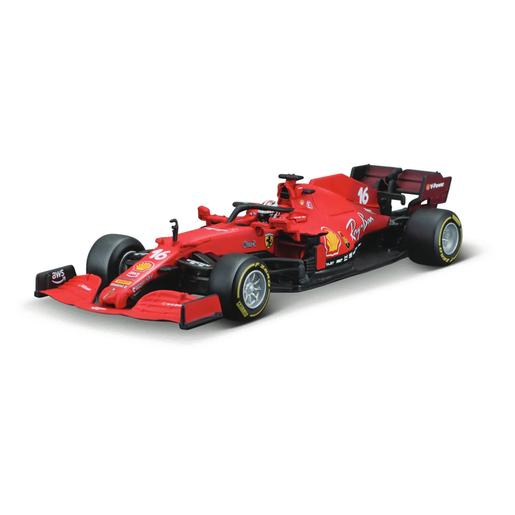 Bburago -  Scuderia Ferrari  F1 SF21 Charles Leclerc 1:43 con casco
