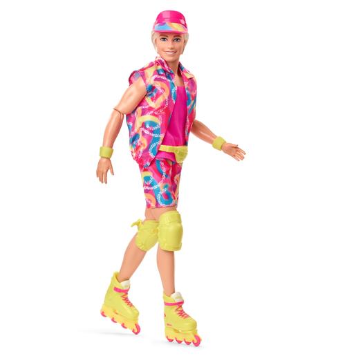 Barbie - Boneco patinador com estilo retro e patins em linha ㅤ