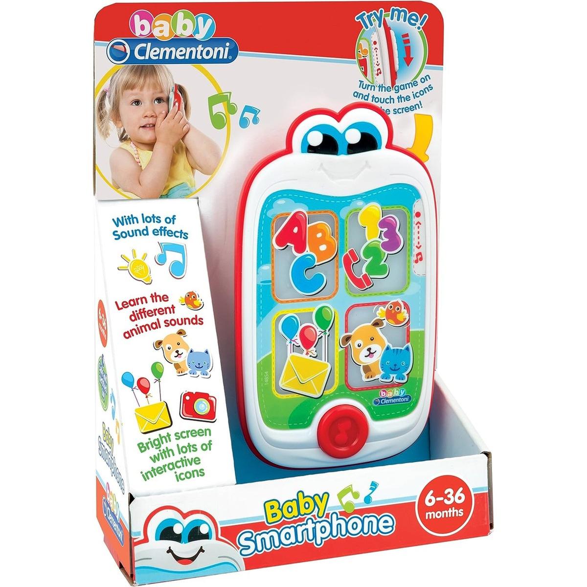 Clementoni - Smartphone brinquedo para bebé com som ㅤ, Clementoni