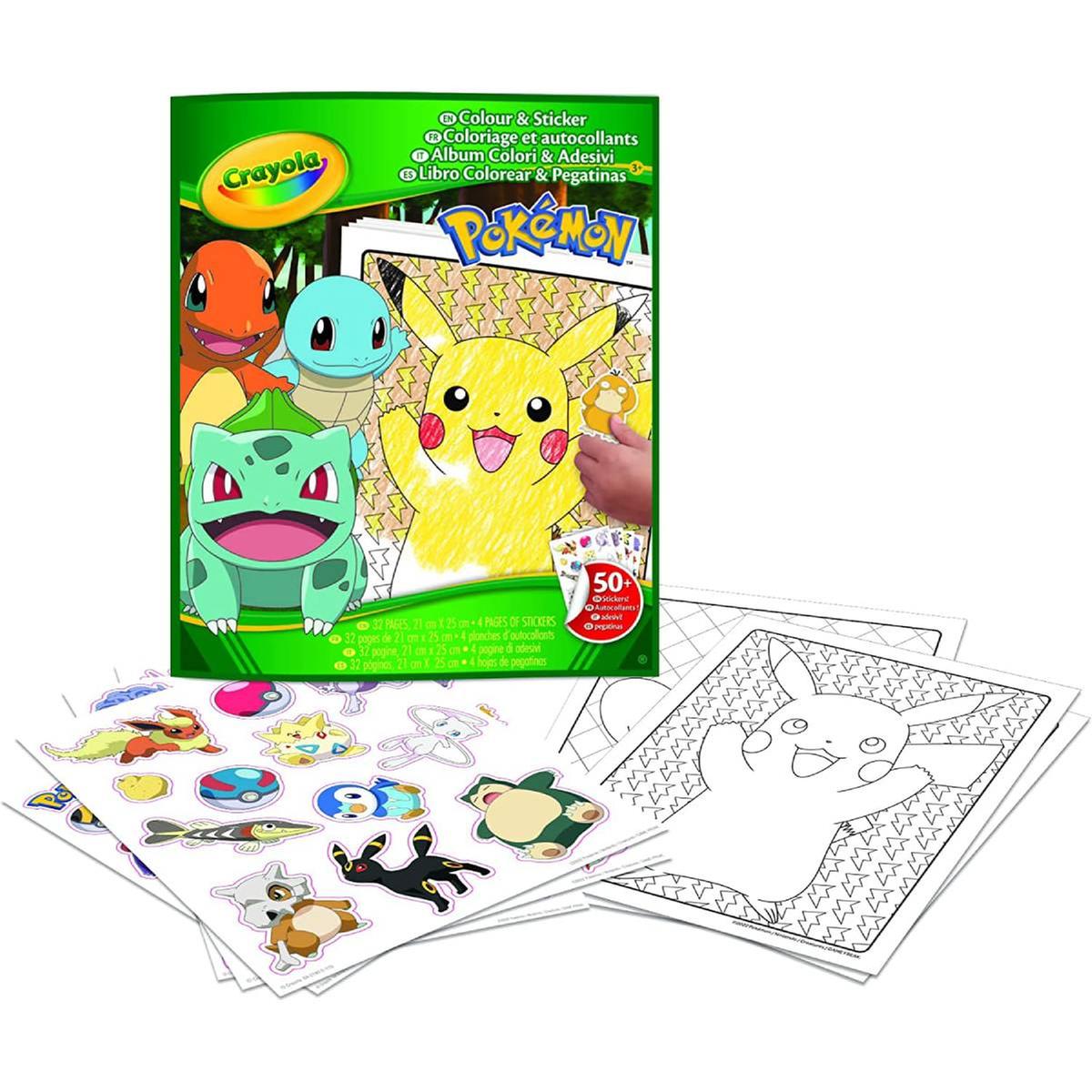Os benefícios das páginas para colorir de Pokémon para crianças