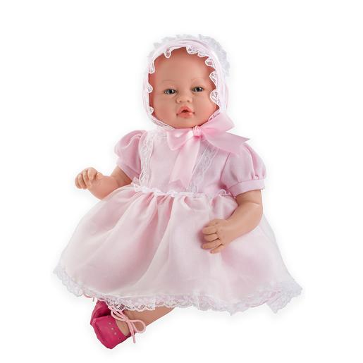 Boneca Bebé Vera 46 cm com Vestido