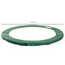 Homcom - Cobertura acolchoada de proteção para borda de trampolim de 244 cm Verde