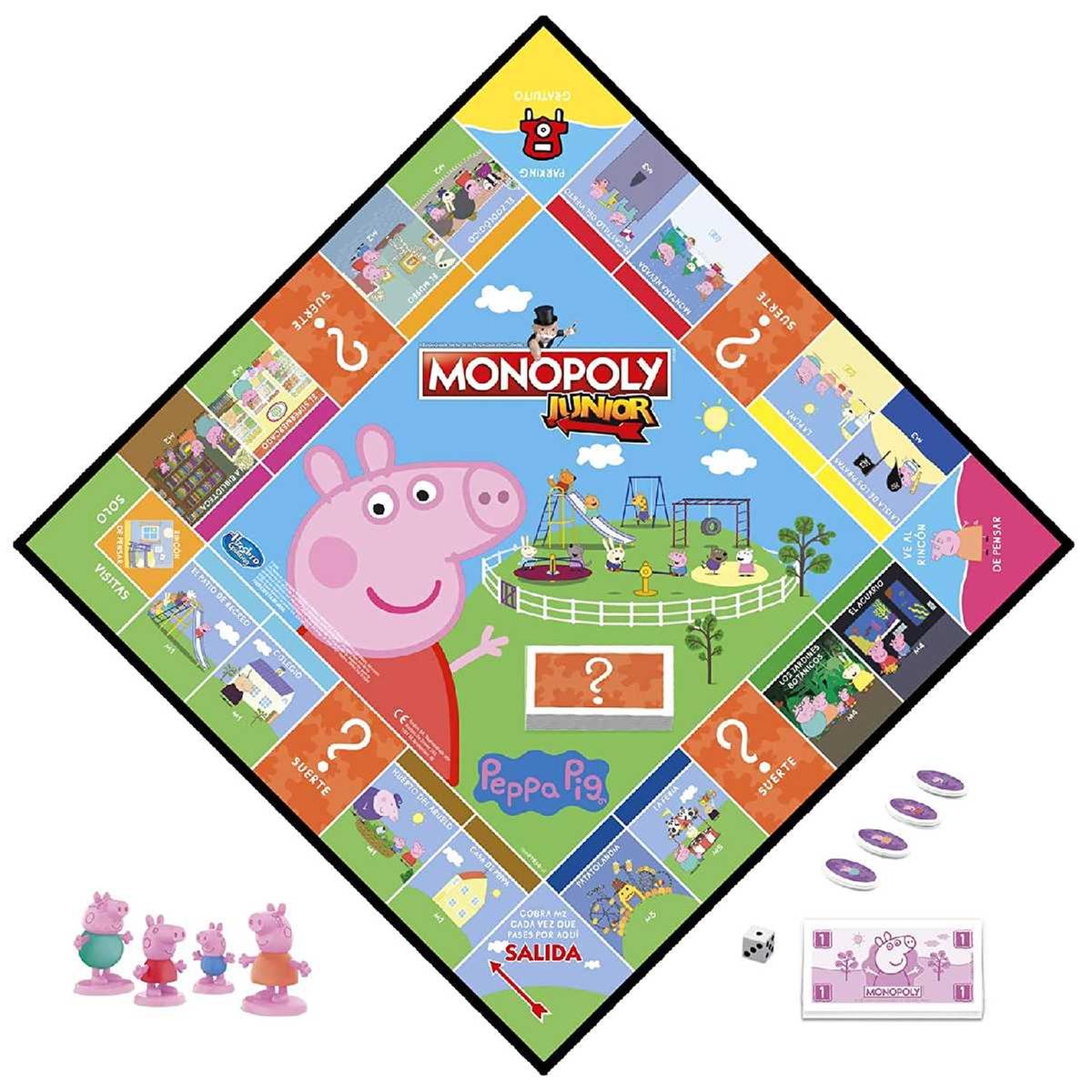 Jogo de Tabuleiro MONOPOLY Junior (Idade Mínima Recomendada: 4 anos -  Versão em Português)