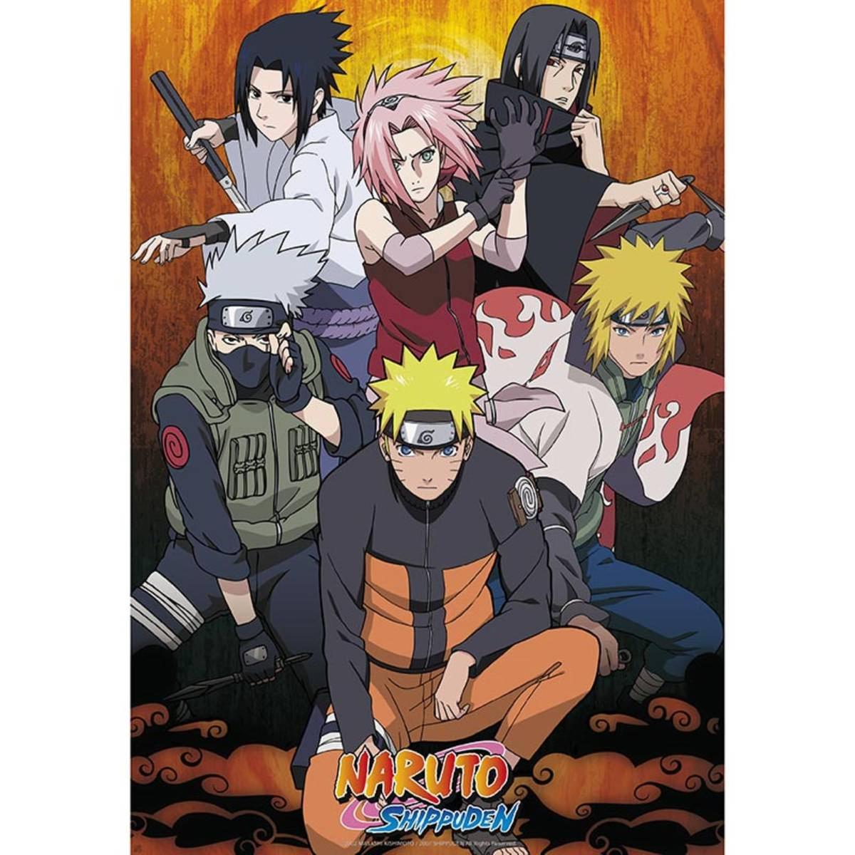 Ninjas Konoha - Póster Naruto Shippuden, MERCHANDISING