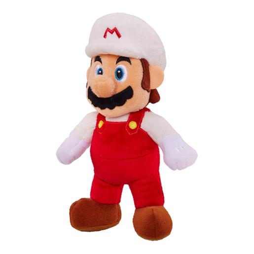 Super Mario - Fire Mario - Peluche 20 cm