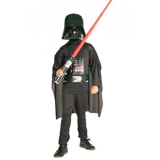 Star Wars - Fantasia Darth Vader com espada para crianças 8-10 anos ㅤ