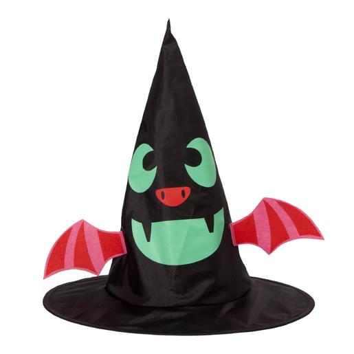 Chapéu de Bruxa com Asas de Morcego