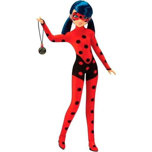 Bandai - Ladybug - Boneca articulada Ladybug Lucky Charm Moda ㅤ