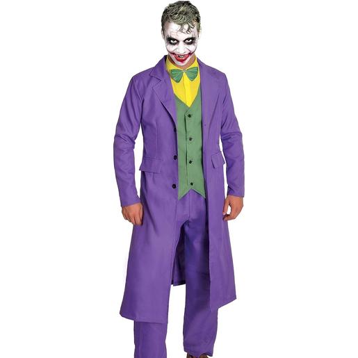 DC Cómics - Fantasia original do Joker para homem - Tamanho L