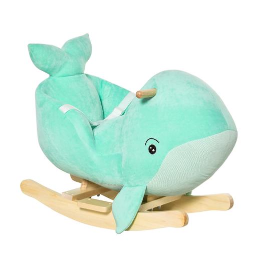 Homcom - Balanço baleia para bebé com sons