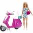 Barbie - Boneca e moto scooter