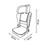Asalvo - Cadeira de auto I-Size Unifix Preta 100-150 cm